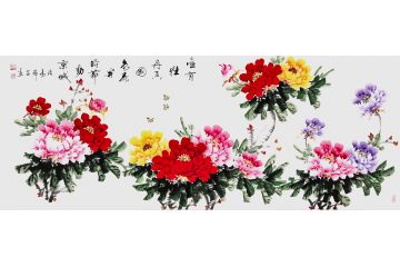 希芸写意精品佳作《唯有牡丹真国色》