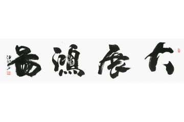 企业字画 张德社书法《大展宏图》
