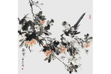 吉祥果蔬图 丁珂老师手绘新品《秋实》