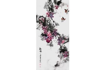 高建文硕果累累葡萄图《和畅》