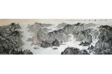 王绍德新品山水画力作《江山万里长》