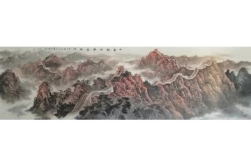 王绍德新品国画山水画《千里观海万里云游》
