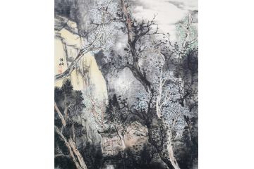 李俊柯新品国画山水画《穷款》