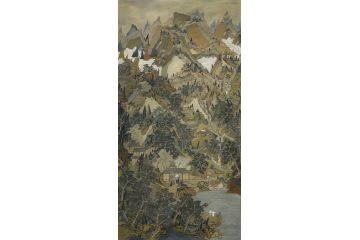 国展入选作品 中美协会员林树昭山水画《古丝路》