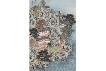 实力派画家 中美协会员林树昭新品山水画《清晖》