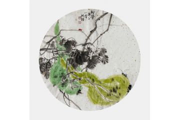 郭执铨老师写意花鸟画《秋声》