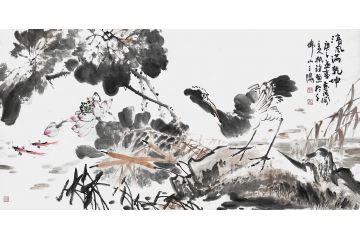 客厅装饰画 郭执铨新品佳作《清风满乾坤》
