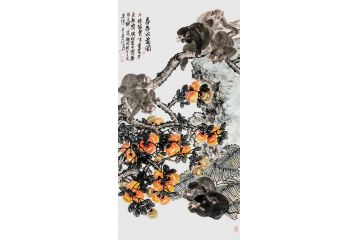 实力派画家丁浩然写意花鸟画新品《事事如意图》