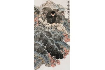 实力派画家丁浩然写意花鸟画新品《果实满园》