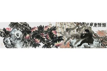 实力派画家丁浩然写意花鸟画新品《福禄康宁》