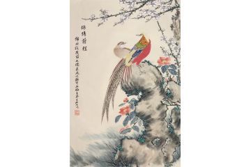 实力派画家王东新品力作花鸟画《锦绣前程》