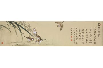 实力派画家王东新品力作花鸟画《五谷丰登》