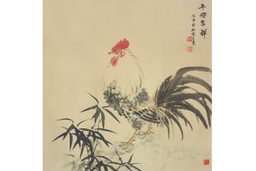 实力派画家王东新品力作花鸟画《平安吉祥》