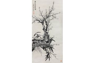 霍春阳先生入室弟子王东花鸟画《春满乾坤》