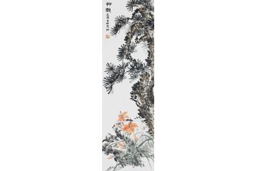 霍春阳先生入室弟子王东花鸟画《神韵》