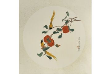 李辉新品力作国画花鸟画小品斗方《穷款》