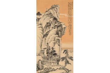 画坛才子潘文良山水画作品《烟云》