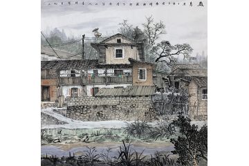 美协童谆辉新品力作小品画《岁月》