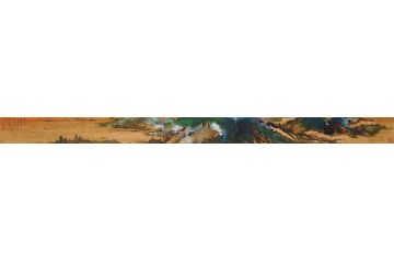 魏金岭国画新品山水画《流水不回休叹息》