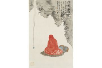 霍春阳入室弟子李亚人物画作品《菩提妙境》
