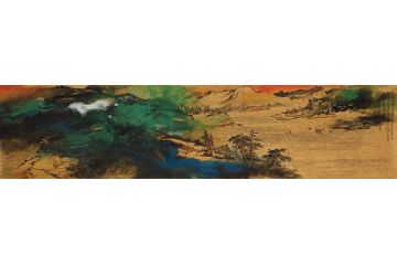 魏金岭新品山水画《筑室在人境,遂得真隐情》