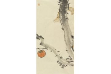 中美协会员李亚花鸟画作品《穷款》