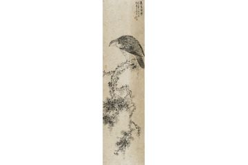 霍春阳入室弟子李亚花鸟画作品《意气凌云》