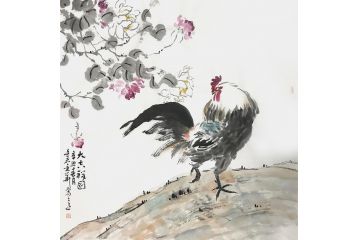 家居装饰画 曹金华写意花鸟画《大吉祥图》