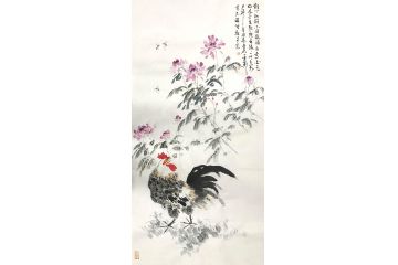 家居装饰画 曹金华写意花鸟画《大吉图》