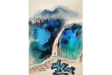 小品山水画 瞿塘新品力作小尺寸《穷款》