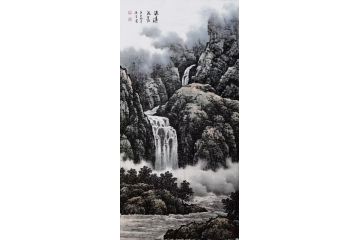 国家一级美术师张美生写意山水画新品《源远流长》