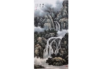 国家一级美术师张美生写意山水画新品《源远流长》