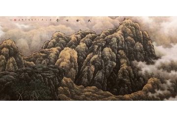 国家一级美术师张美生写意山水画新品《太行风骨》