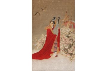 实力派画家赵永夫工笔人物画作品《穷款》