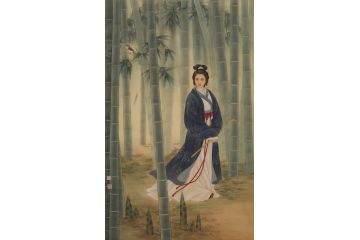 实力派画家赵永夫工笔人物画作品《穷款》