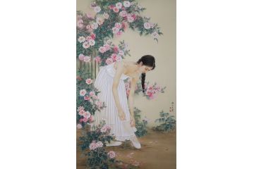 实力派画家赵永夫工笔人物画作品《穷款》
