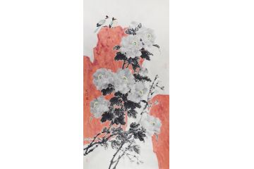 实力派画家周同祥写意花鸟画《穷款》