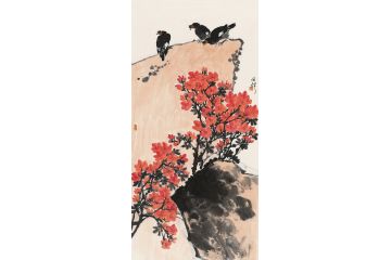 实力派画家周同祥写意花鸟画《穷款》