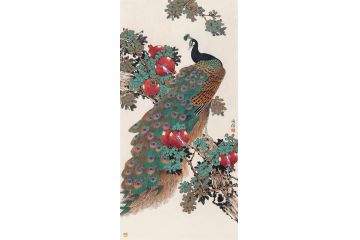 实力派画家周同祥写意花鸟画《穷款》