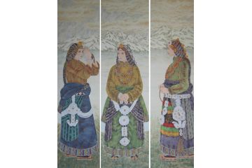 实力派画家周同祥写意人物画《穷款》
