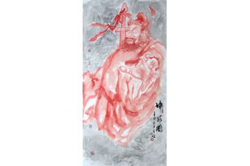 柳子峻新品写意人物画《神威图》