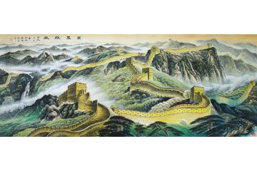 宁建华老师小八尺山水画作品《万里雄风》
