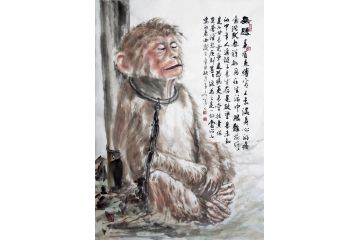 柳子峻新品写意动物画《无题》
