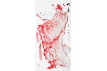 柳子峻新品写意人物画《神威图》