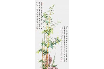 李炳武写意国画竹子作品《竹子》