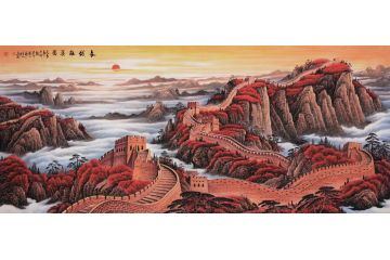 万里长城 张月岗老师新品力作《长城雄姿图》