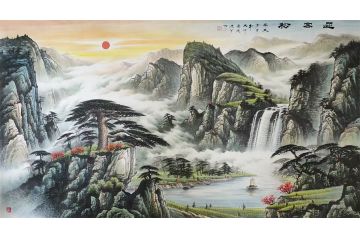 宁建华老师新品力作《迎客松》