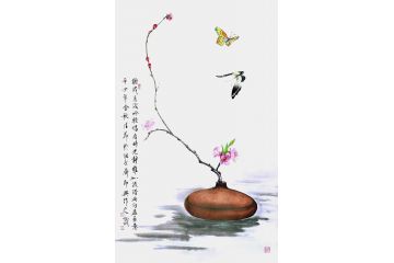 李炳武老师精品花鸟画《清浅岁月》