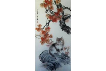 猫王 秦文轩新品动物画《穷款》