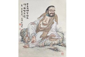 实力派画家 石僧新品人物画《不生不灭》